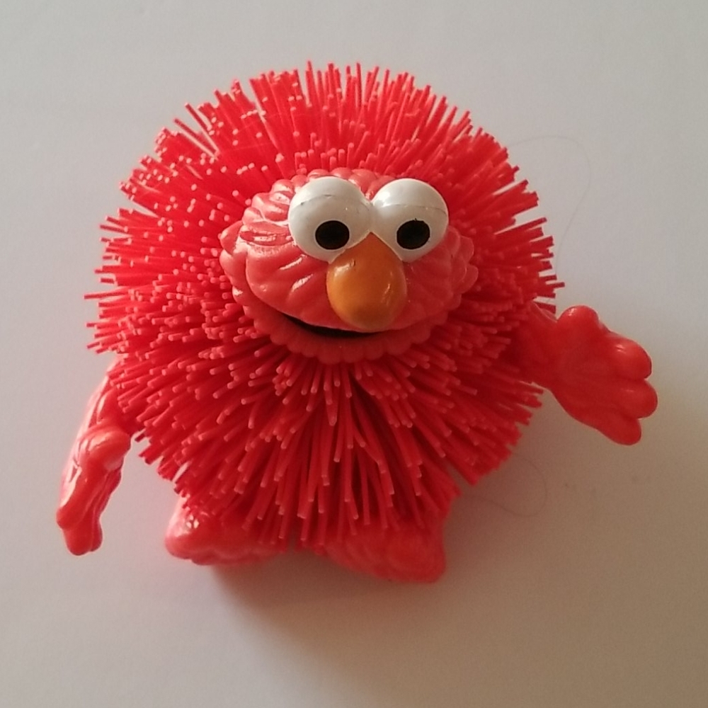 Vintage Sesame Street Elmo Koosh Ball Figure